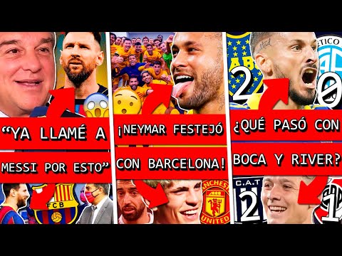 ¡BARCELONA confirma que MESSI regresará! ¡INSULTAN a PSG! ¿Y NEYMAR?+ BOCA sonríe y RIVER tropieza