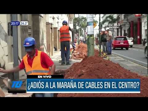 ¿Adiós a la maraña de cables en el Centro de Asunción?
