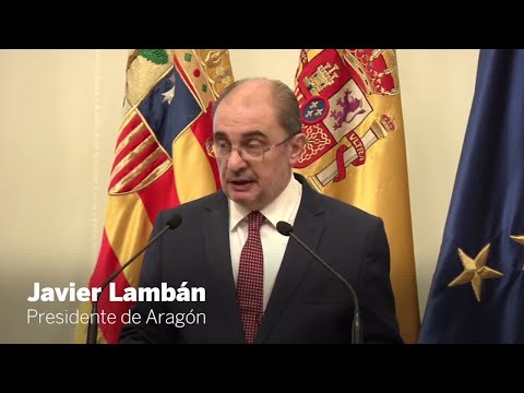 Javier Lambán anuncia que padece cáncer de colon y que seguirá al frente del Gobierno de Aragón