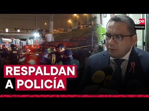 Ministro del Interior indicó que policía abatió e hirió a delincuentes en defensa propia