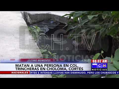 Encuentran a un ciudadano muerto en la Col.Trincheras de Choloma