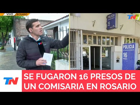 FUGA EN ROSARIO I Se escaparon 16 presos de una comisario, tres ya fueron recapturados