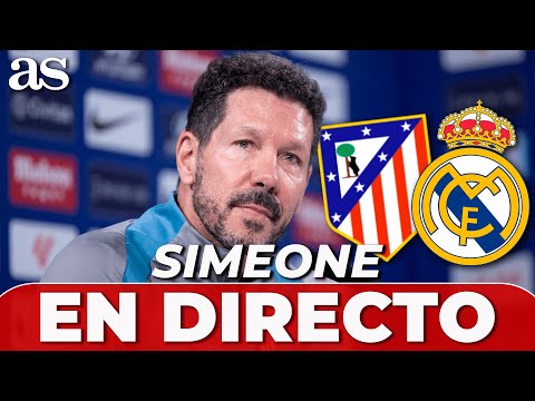 SIMEONE, EN DIRECTO | rueda de prensa PREVIA al DERBI | ATLÉTICO DE MADRID vs. REAL MADRID