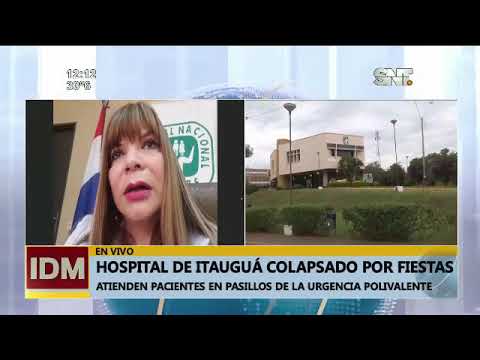 Hospital de Itauguá colapsado por pacientes con COVID-19