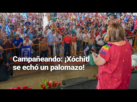 #Campañeando | Al equipo de Xóchitl se le ocurrió que la candidata cantara Caminos de Michoacán