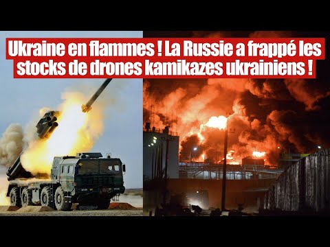 Ukraine sous le feu : Les sites de stockage de drones visés par la Russie