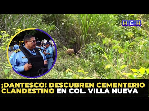 ¡Dantesco! Descubren cementerio clandestino en col. Villa Nueva