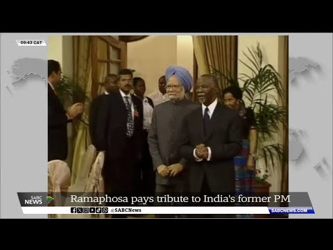 Manmohan Singh | President Ramaphosa pays tribute India's PM