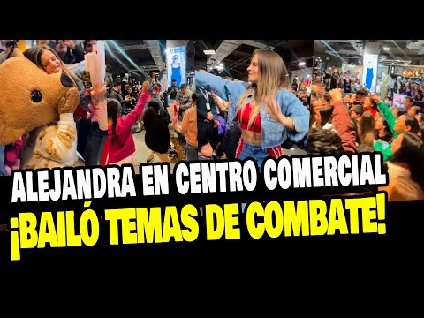 ALEJANDRA BAIGORRIA BAILÓ COREOGRAFIAS DE COMBATE EN CENTRO COMERCIAL