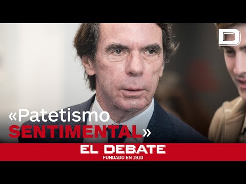 Aznar arremete contra la «comedia de caudillismo lacrimógena» de Sánchez