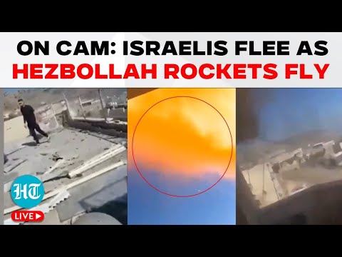 LIVE | Israel Under Attack, Sky Filled With Rockets; People Flee Amid Blasts | Hezbollah | Lebanon