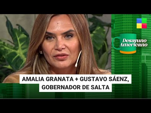 Amalia Granata + Gustavo Sáenz, gobernador de Salta #DesayunoAmericano | Programa completo (27/2/24)