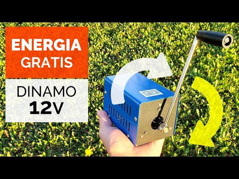 ENERGÍA GRATIS | Generador Eléctrico 20w con Dinamo ? Carga dispositivos USB y de 12v