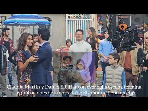 Claudia Martín y Daniel Elbittar con esta bella escena termina las grabaciones de la entrada EANTR