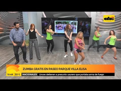 Zumba gratis en Paseo Parque Villa Elisa