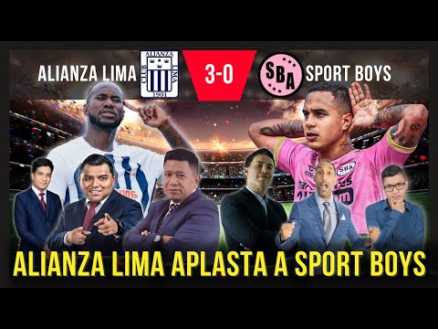 ALIANZA LIMA APLASTA A SPORT BOYS: GANA CON ESTILO EN UN CONTUNDENTE 3-0