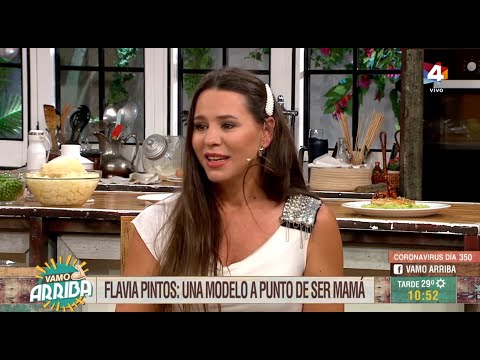 Vamo Arriba - Flavia Pintos: una modelo a punto de ser mamá