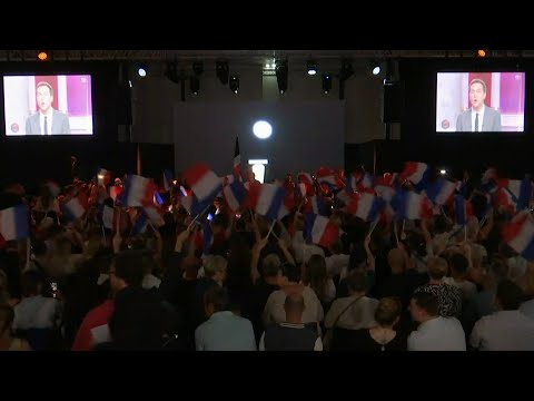 Législatives: explosion de joie au QG du RN | AFP Images