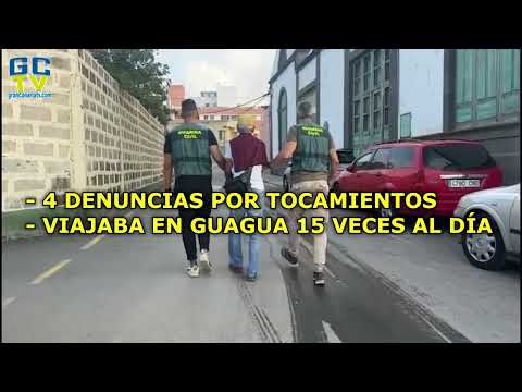 Detenido al autor de los tocamientos en el interior de guaguas de Gran Canaria