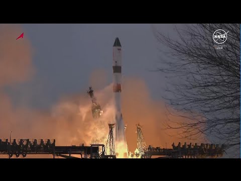 Russia launches cargo spacecraft to the International Space Station from Baikonur in Kazakhstan