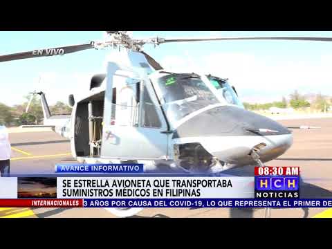 helicoptero traslada a Virgen de Suyapa