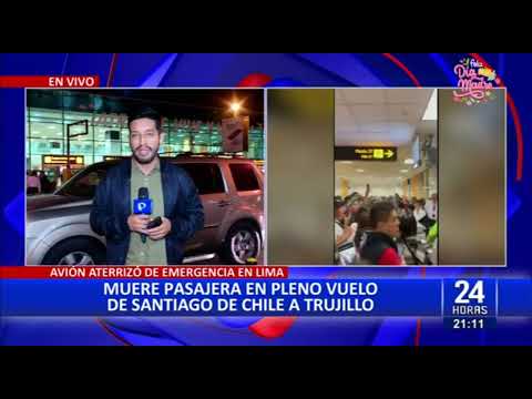 Pasajera fallece en pleno vuelo desde Santiago de Chile hacia Trujillo