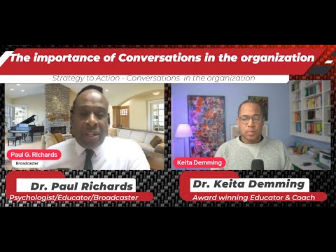 Podcast #Dr. 3 Dr.  Keita Demming. How to use  conversations to deal with pain points in the Company