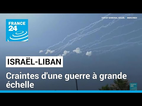 Tirs à la frontière israélo-libanaise, craintes d'une guerre à grande échelle • FRANCE 24