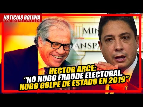 ?Hector Arce se presentó como embajador en la OEA, No hubo fraude electoral, hubo golpe de estado