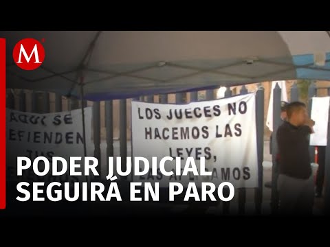 Paro de trabajadores del PJF se extiende en San Lázaro; mantendrán suspensión de labores