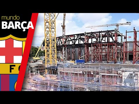 OBRAS NUEVO CAMP NOU | Así evoluciona el futuro TEMPLO del BARÇA (Septiembre 2024)