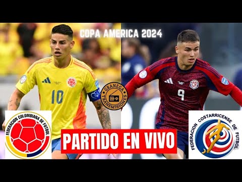 En Vivo COLOMBIA VS COSTA RICA  Copa America 2024 FECHA 2