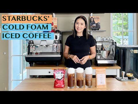 STARBUCKS’ COFFEE HACK: COLD FOAM ICED COFFEE–3 WAYS Instant Coffee, French Press Coffee, Espresso
