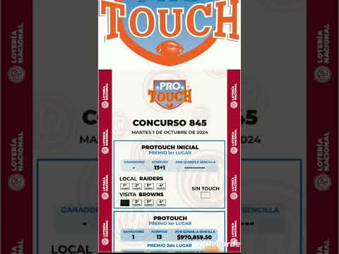 RESULTADOS PROTOUCH #845 #nfl #protouch #progol #shorts #futbol #ligamx #championsleague