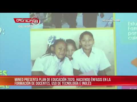 MINED presenta Plan de Educación 2020 para seguir mejorando Nicaragua