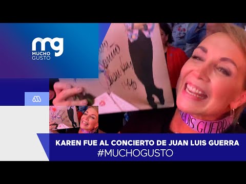 #MuchoGusto / Karen Doggenweiler lo dejó todo en el concierto de Juan Luis Guerra