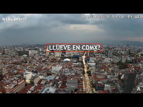 ? #CDMX | ¿Llueve en la ciudad? La capital #EnVivo
