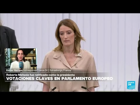 Informe desde Estrasburgo: Roberta Metsola fue reelegida como presidenta del Parlamento Europeo