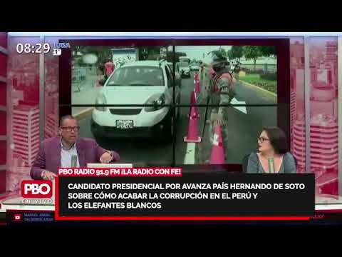 Avanza País HERNANDO DE SOTO: Cómo acabar corrupción y elefantes blancos: Odebrecht, Gasoducto...