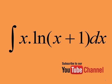 How to integrate x.ln(x+1), integration by parts, indefinite integral, calculus