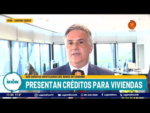 Presentan créditos para viviendas en Córdoba