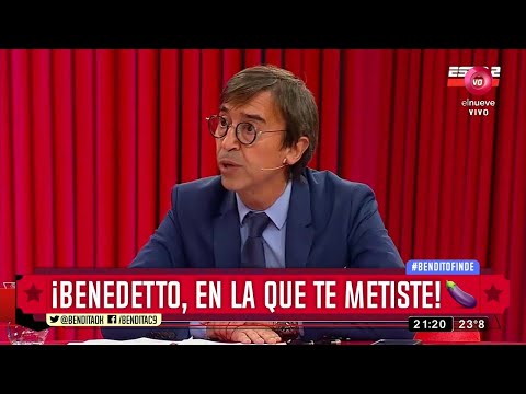 ¡Benedetto, en la que te metiste!