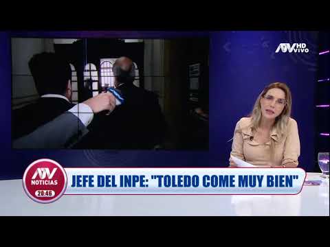 Jefe del INPE: Alejandro Toledo come muy bien