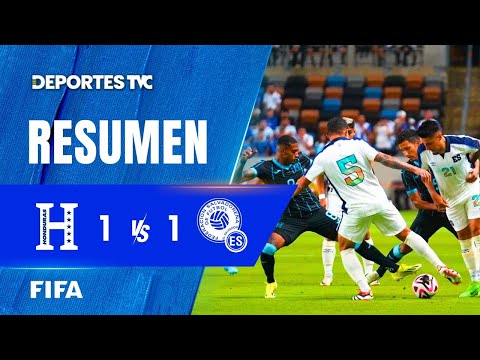 Honduras 1 - 1 El Salvador | Amistoso Internacional | FECHA FIFA