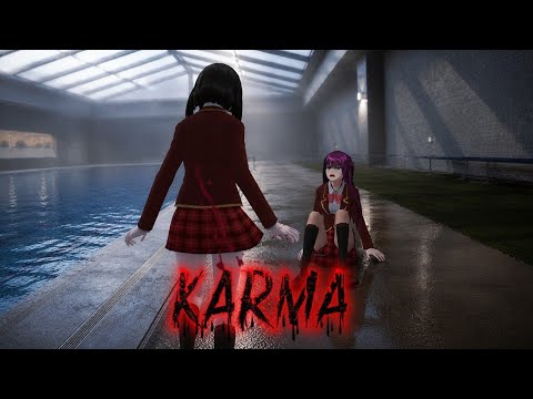 KARMA || HORROR MOVIE SAKURA SCHOOL SIMULATOR