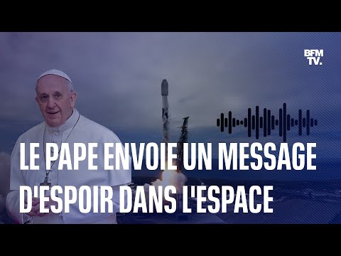 Un message du pape gravé sur un nanolivre a été envoyé dans l’espace