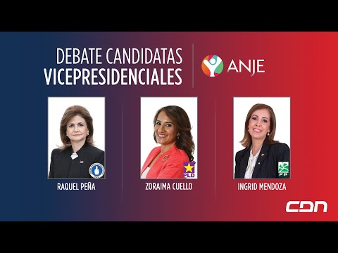 Debate ANJE | Candidatas Vicepresidenciales