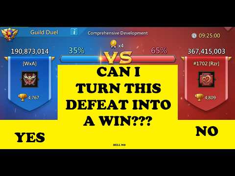 LORDS MOBILE - CAN I TURN THIS DEFEAT INTO A WIN??? -  Juuner challenge day 12/30 @RookiexD