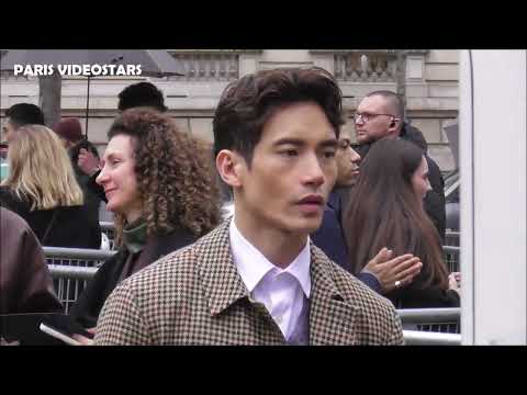 Manny Jacinto ( Star Wars The Acolyte ) @ Paris Fashion Week 25 january 2025 show Hermès