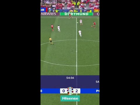 ¡ASISTENCIA DE CR7 Y GOLAZO DE BRUNO FERNANDES PARA GOLEAR A TURQUÍA EN LA EURO! | #Shorts